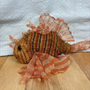 Retired Ganz Webkinz Lionfish Plush HM355 Beanie Stuffed Animal Collect No Code